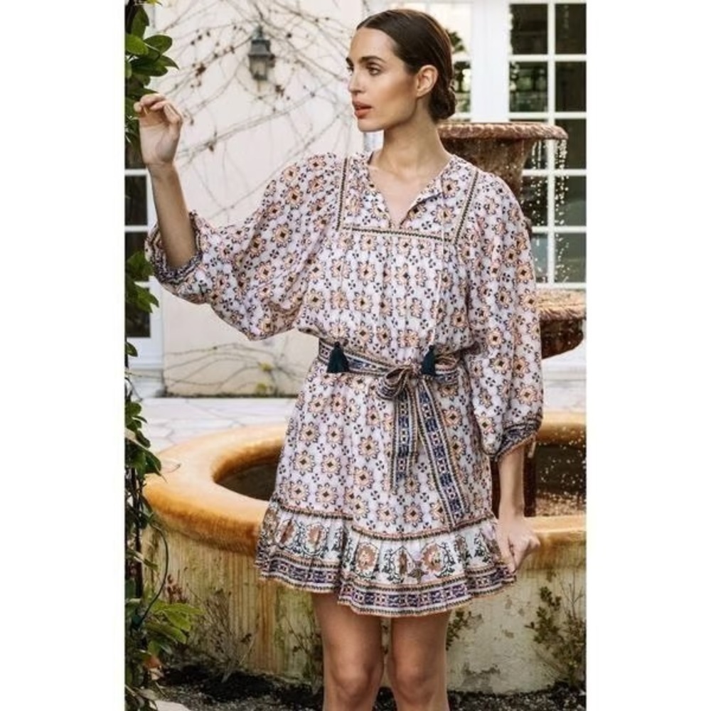 CLEOBELLA Giovanna Mini Dress in Marrakesh Print Size XS - Picture 2 of 13
